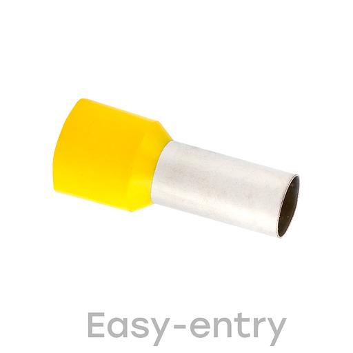 EKF nhvi-25.0-16 Наконечник штыревой втулочный изолированный НШвИ 25,0-16 (50шт.) EKF PROxima фото 1