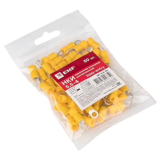 EKF nki-5.5-4n Наконечник кольцевой изолированный НКИ 5.5-4 (50шт.) EKF PROxima фото 2