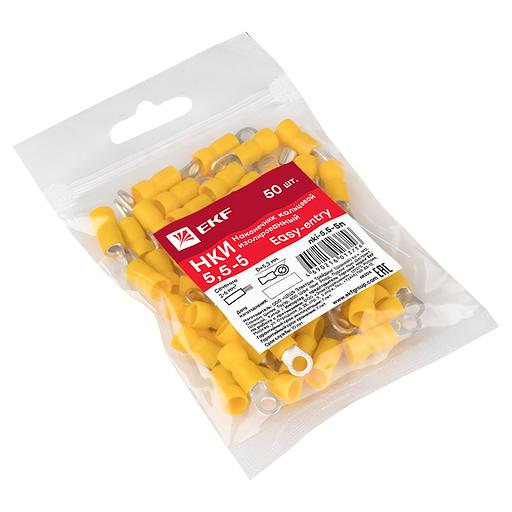 EKF nki-5.5-5n Наконечник кольцевой изолированный НКИ 5.5-5 (50шт.) EKF PROxima фото 3