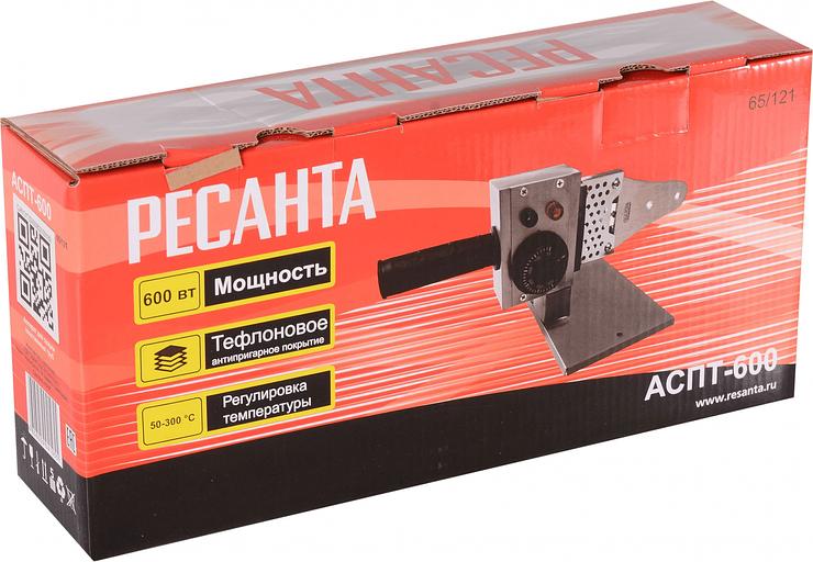 Сварочный аппарат для пластиковых труб Ресанта АСПТ-600 раструбная 0.6кВт фото 4