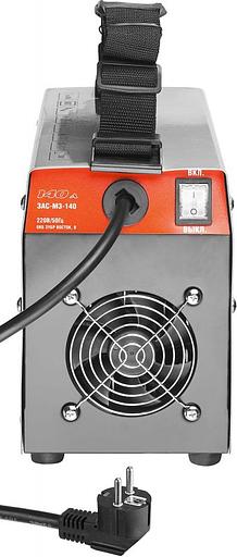 ЗУБР "МАСТЕР" Инвертор сварочный [ЗАС-М3-140] { М3, 140А, MMA, IGBT, ПВ-30%, 1*220В (мин 180В)} фото 4