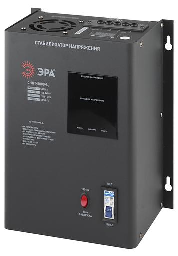 ЭРА Б0020170 СННТ-5000-Ц Стабилизатор напряжения настенный, ц.д., 140-260В/220/В, 5000ВА фото 1