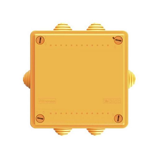 DKC FSB11506 Коробка пластиковая FS с кабельными вводами и клеммниками, IP56,100х100х50мм, 5р, 450V,10A, 6мм.кв. фото 4