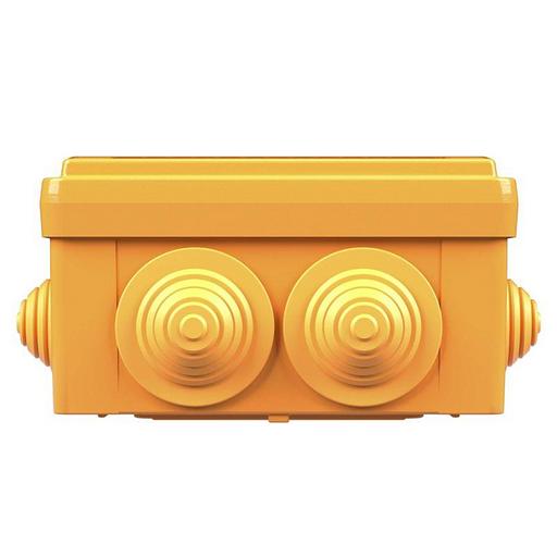 DKC FSB11604 Коробка пластиковая FS с кабельными вводами и клеммниками, IP56,100х100х50мм, 6р, 450V,6A, 4мм.кв фото 3