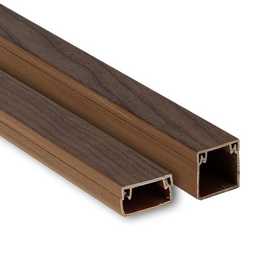 EKF kk-16-16d Канал кабельный под тёмное дерево (16х16) (84м.) Plast EKF PROxima (2 метра) фото 2