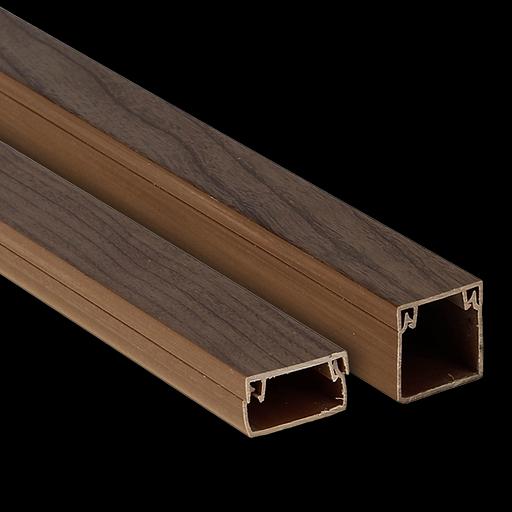 EKF kk-40-16d Канал кабельный под тёмное дерево (40х16) (30м.) Plast EKF PROxima (2 метра) фото 1