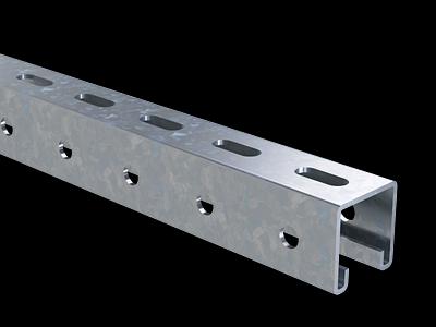 DKC BPM4130 С-образный профиль 41х41, L3000, толщ.2,5 мм фото 1