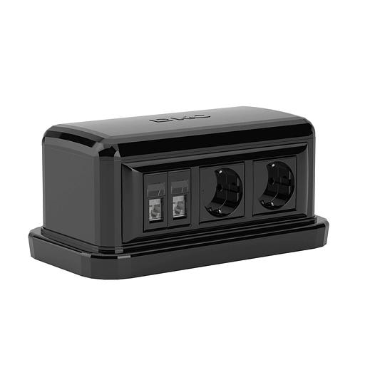 Dkc 09090 Напольная башенка BUS, 12 модулей, черная фото 1