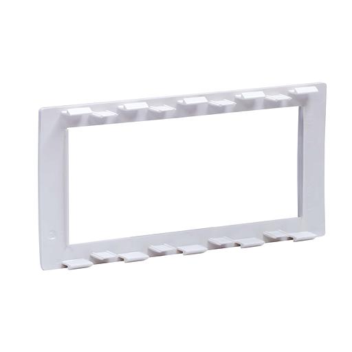 Dkc F00013 Рамка универсальная на 4 модуля, цвет белый фото 3