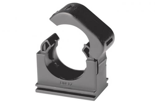 Dkc PASW12N Держатель с крышкой DN 12 мм, полиамид, цвет чёрный фото 1