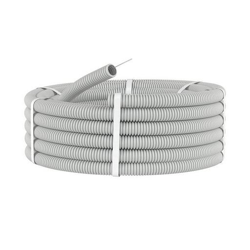 DKC 91932 Труба ПВХ гибкая гофр. д.32 мм, лёгкая с протяжкой, 25м, цвет серый фото 3