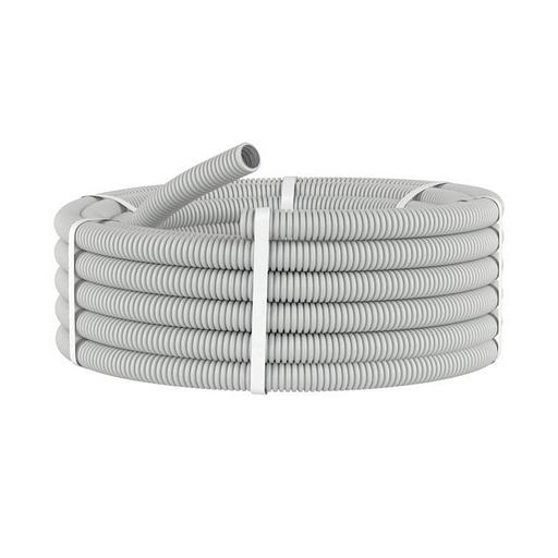 Dkc 90925 Труба ПВХ гибкая гофр. д.25 мм, лёгкая без протяжки, 50м, цвет серый фото 2