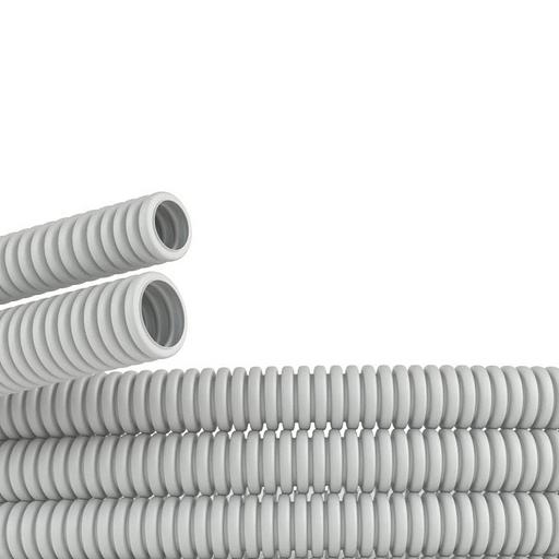 Dkc 90925 Труба ПВХ гибкая гофр. д.25 мм, лёгкая без протяжки, 50м, цвет серый фото 4