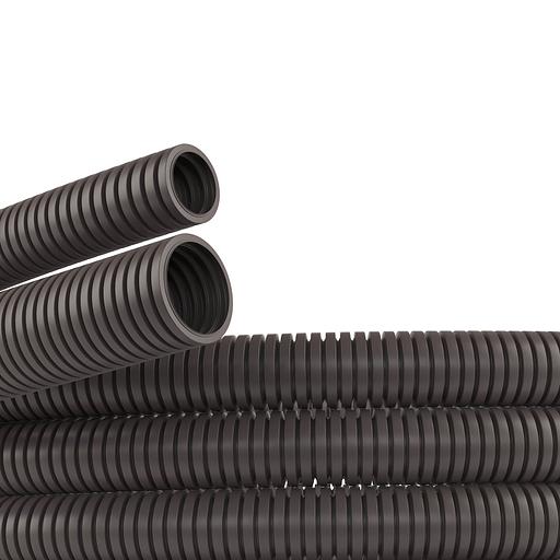 Dkc PA601216F0 Труба гофр. DN 12мм, ПВ-0, D вн 12,2 мм, D нар 15,8 мм, полиамид 6, цвет тёмно-серый, без протяжки фото 1