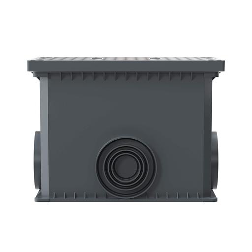 DKC 025002 Смотровой переходной колодец с крышкой для двустенных труб, 335х240х255мм фото 1