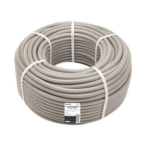 Rexant (28-0020-2) Труба гофрированная ПВХ REXANT 20 с зондом 100м фото 4