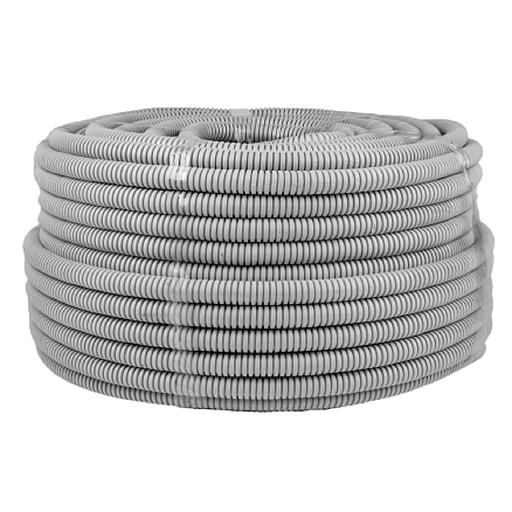 EKF tg-z-25 Труба гофр. ПВХ Plast с зондом d 25мм EKF PROxima бухта 50 м фото 1