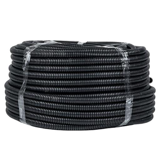 EKF tpnd-25n Труба гофр. ПНД Plast с зондом d 25мм черная EKF PROxima бухта 75 м фото 1