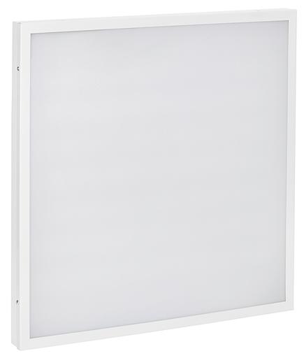 Iek LDVO0-6576-50-4000-K01 Светильник светодиодный ДВО 6576 595х595х25мм 50Вт 4000К опал {аналог люм.свет. 4х18 накладных или в потолок Армстронг} фото 1