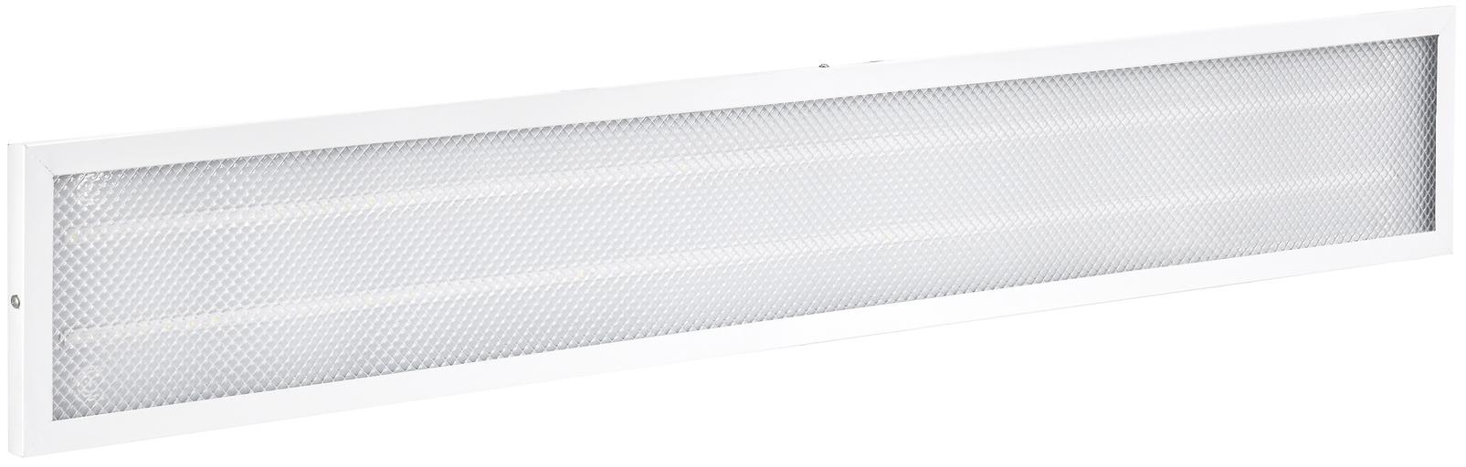 Iek LDVO2-6567-36-4000-K01 Светильник светодиодный ДВО 6567-P 36Вт 4000К 1200х180х20 призма {аналог люм.свет. 2х36 накладных или в потолок Армстронг} фото 1