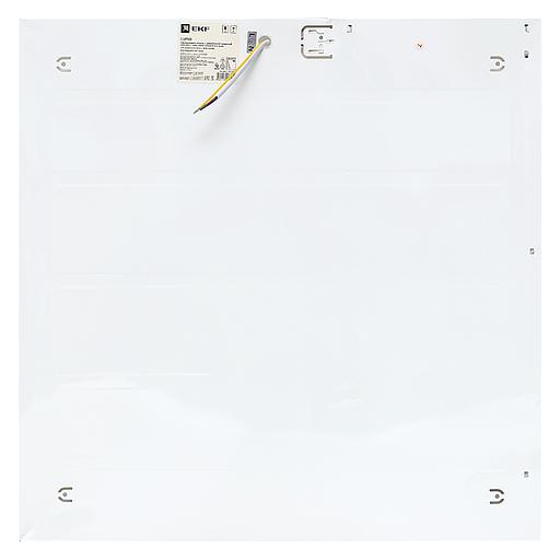 EKF LPL-4110-L-40-6500 Панель светодиодная 25 мм ДУО-4110-L 40Вт 6500К опал с равномерной засветкой 595х595 Basic фото 4