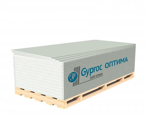 Гипсокартон Gyproc Оптима 2500х1200х12,5 фото 1