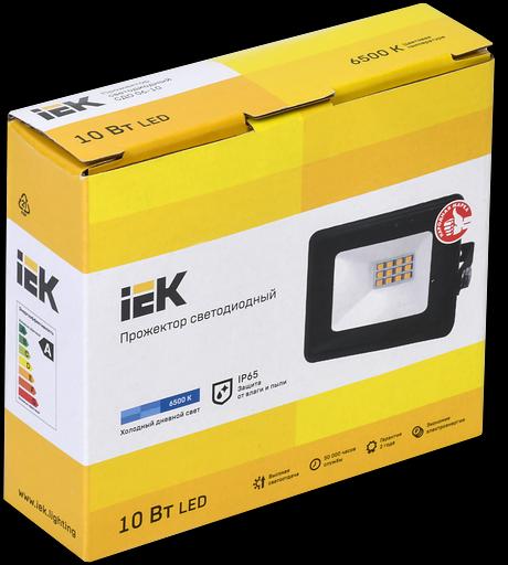 Iek LPDO601-10-65-K02 Прожектор СДО 06-10 светодиодный черный IP65 6500 K IEK фото 2