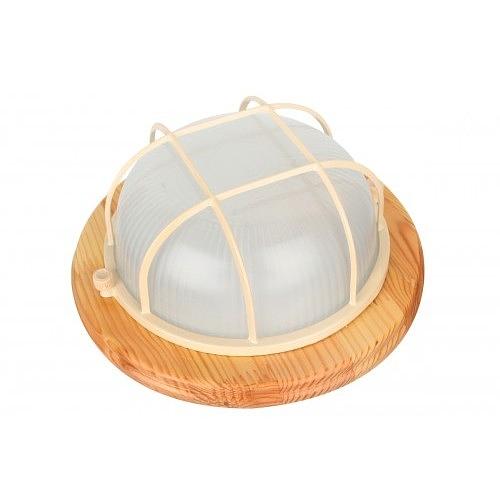 Camelion 1301D Цвет КЛЁН до 120 оС (Светильник круг НБП 03-60-0012 УХЛ4, "Решетка" 230В 60Вт) фото 1