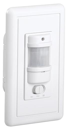 Iek LDD12-028-1200-001 Датчик движения ДД 028 белый, макс. нагрузка 1200Вт, угол обзора 140град., дальность 9м, IP20, ИЭК фото 1