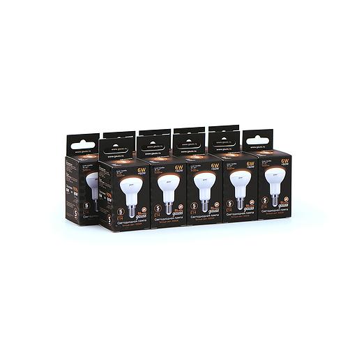GAUSS 106001106 Светодиодная лампа LED R50 E14 6W 500lm 3000K 1/10/50 фото 3