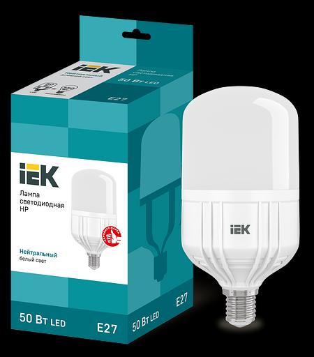 Iek LLE-HP-50-230-40-E27 Лампа светодиодная HP 50Вт 230В 4000К E27 фото 1