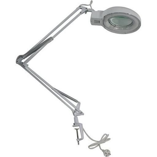 Rexant 31-0001 Лупа на струбцине, круглая, 3D, с подсветкой, белая фото 1