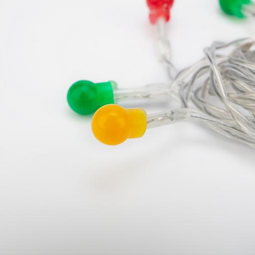 NEON-NIGHT 303-092 Гирлянда светодиодная «Шарики» 1.5 м, 10 LED, прозрачный ПВХ, цвет свечения мультиколор, 2 х АА (батарейки не в комплекте) фото 5