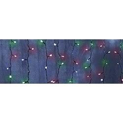 NEON-NIGHT (235-029) Гирлянда "Светодиодный Дождь" {1,5х1м, свечение с динамикой, прозрачный провод, 220В, диоды МУЛЬТИКОЛОР} фото 1