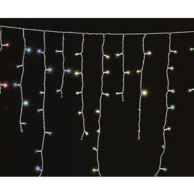 NEON-NIGHT (255-019) Гирлянда Айсикл {(бахрома) светодиодный, 1,8 х 0,5 м, прозрачный провод, 220 В, диоды МУЛЬТИКОЛОР} фото 1