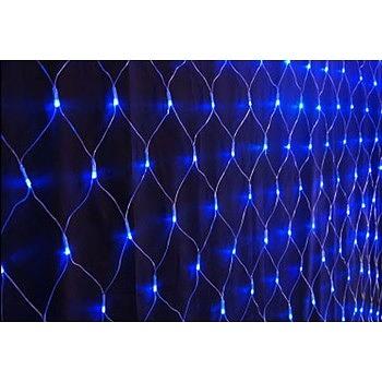 Neon-night 215-133 Гирлянда "сеть" 1,8х1,5м, прозрачный ПВХ, 180 LED, цвет: Синий фото 1