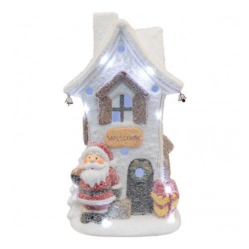 Neon-night 505-025 Керамическая фигурка «Белый домик» 15.7х11.7х28.4 см фото 1