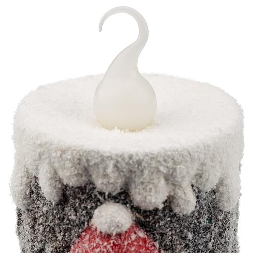 Neon-night 505-016 Керамическая фигурка «Свечка со снеговиком» 10.5х9х17.6 см фото 3