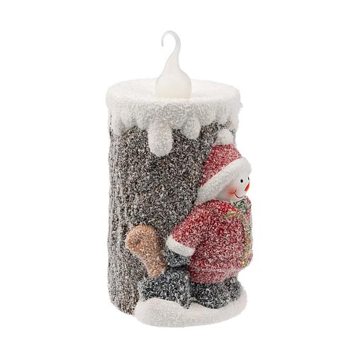 Neon-night 505-016 Керамическая фигурка «Свечка со снеговиком» 10.5х9х17.6 см фото 7