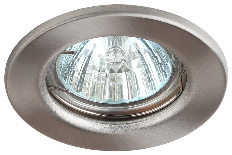 Эра C0043800 ST1 SN Светильник штампованный MR16,12V/220V, 50W сатин никель фото 1