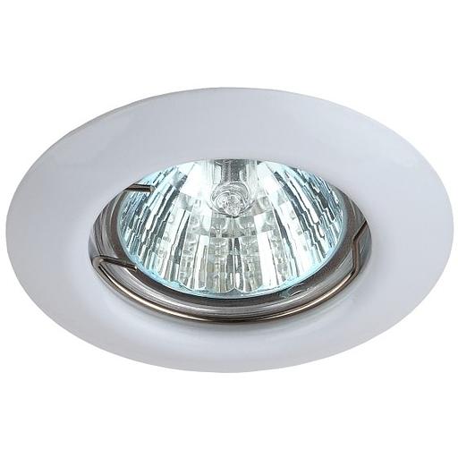 Эра C0043801 ST3 WH Светильник штампованный MR16,12V/220V, 50W белый фото 1