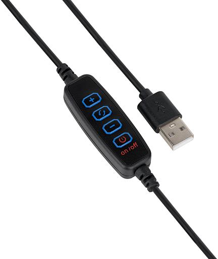 GAUSS RL001 Светодиодный светильник кольцевой ДНБ-10ВТ, USB, пульт управления в комплекте (3 цветовые температуры),диаметр 16см, IP20 Gauss фото 3
