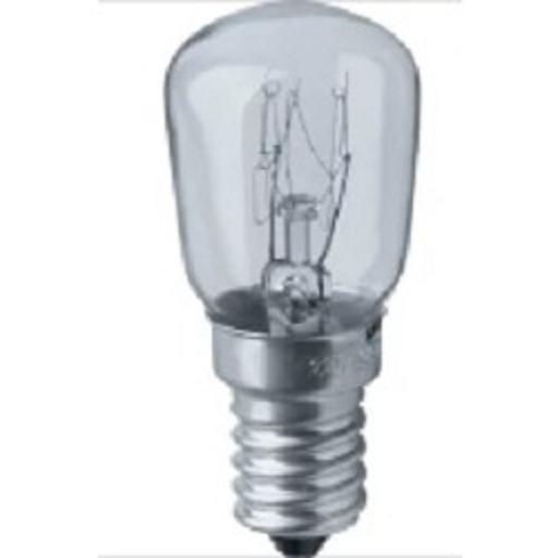 Navigator 61203 Лампа накаливания специального назначения РН 15вт 230в Е14 T26 CL для холодильников швейных машин кухонных вытяжек и ночников NI-T26-15-230-E14-CL фото 1