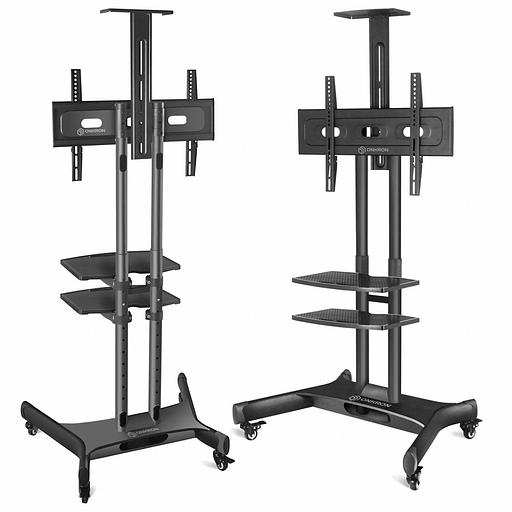 ONKRON TS1552 чёрная 2 полки для AV в комплекте фото 1