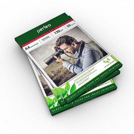 Perfeo PF-GLA4-130/50 Бумага Perfeo глянцевая 50л, А4 130 г/м2 фото 1