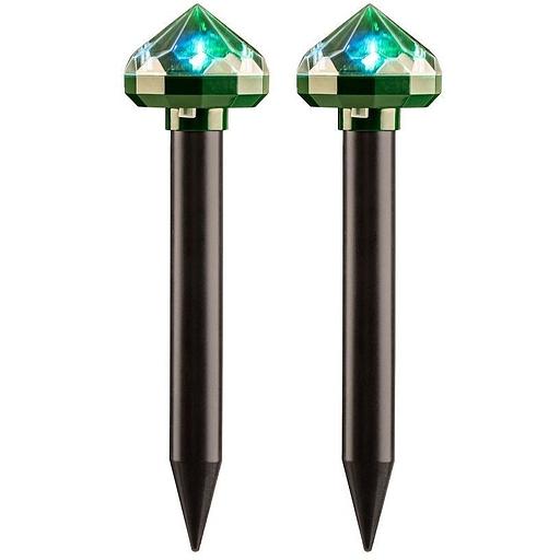 Rexant 71-0077 Набор отпугивателей кротов с садовым фонариком (R20*2 кристалл фото 1