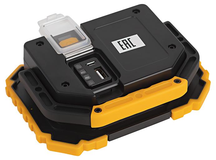 ЭРА Б0054038 Светодиодный фонарь Рабочие Практик PA-802 прожектор аккумуляторный 15Вт, COB, 6 режимов фото 6