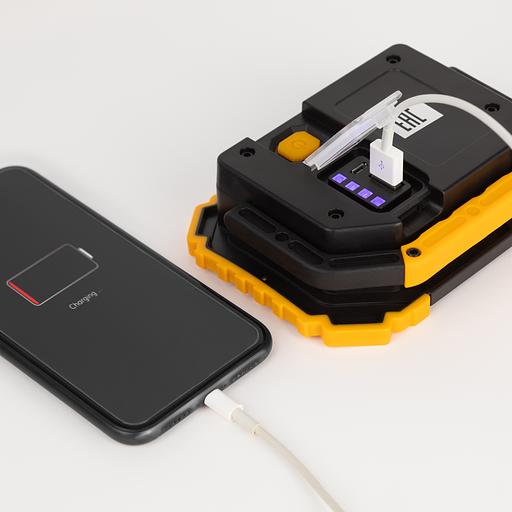 ЭРА Б0054038 Светодиодный фонарь Рабочие Практик PA-802 прожектор аккумуляторный 15Вт, COB, 6 режимов фото 7