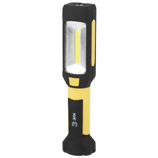 ЭРА Б0027823 Рабочий фонарь RB-801 серия "Практик" {6Вт COB светодиод, светильник 4Вт, 3xAAA в комплект не входят, крючок, магнит, клипса-прищепка} фото 1