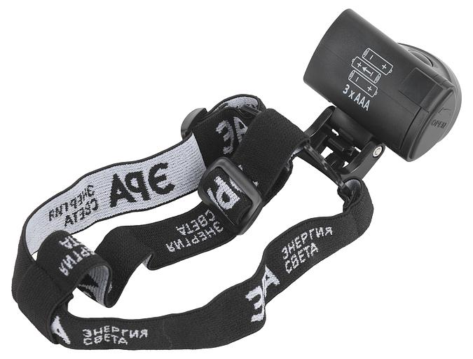 ЭРА Б0027818 Налобный фонарь GB-601 {5Вт COB светодиод, 3хААА в комплект не входит, 3 режима} фото 7